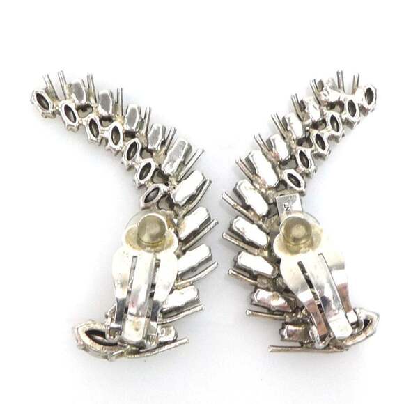 Yves Saint Laurent Saint Laurent earrings, metal and stone, silver, women's, ...